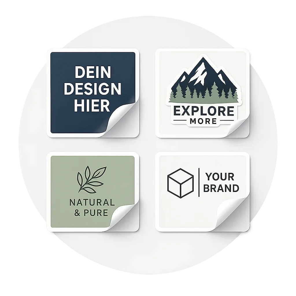 Aufkleber & Sticker – individuell, vielseitig, in deiner Wunschgrösse